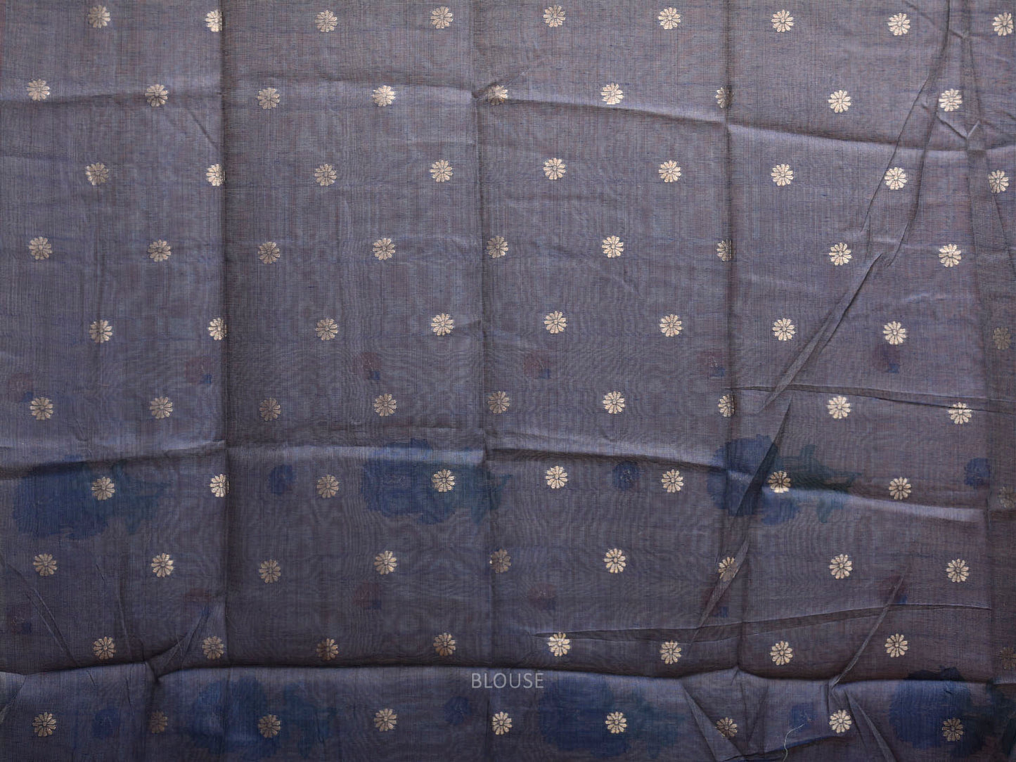 Light Turquoise Dhakai Jamdani Cotton Viscose Saree with Floral Body Buta and Pallu Design dj0216