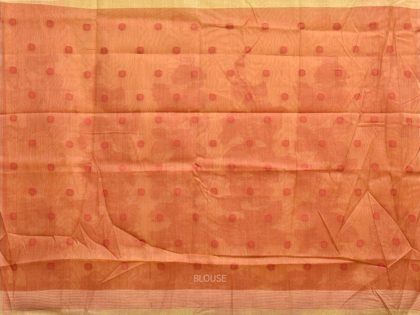 Yellow Dhakai Jamdani Cotton Viscose Saree with Floral Pallu and Border Design dj0263