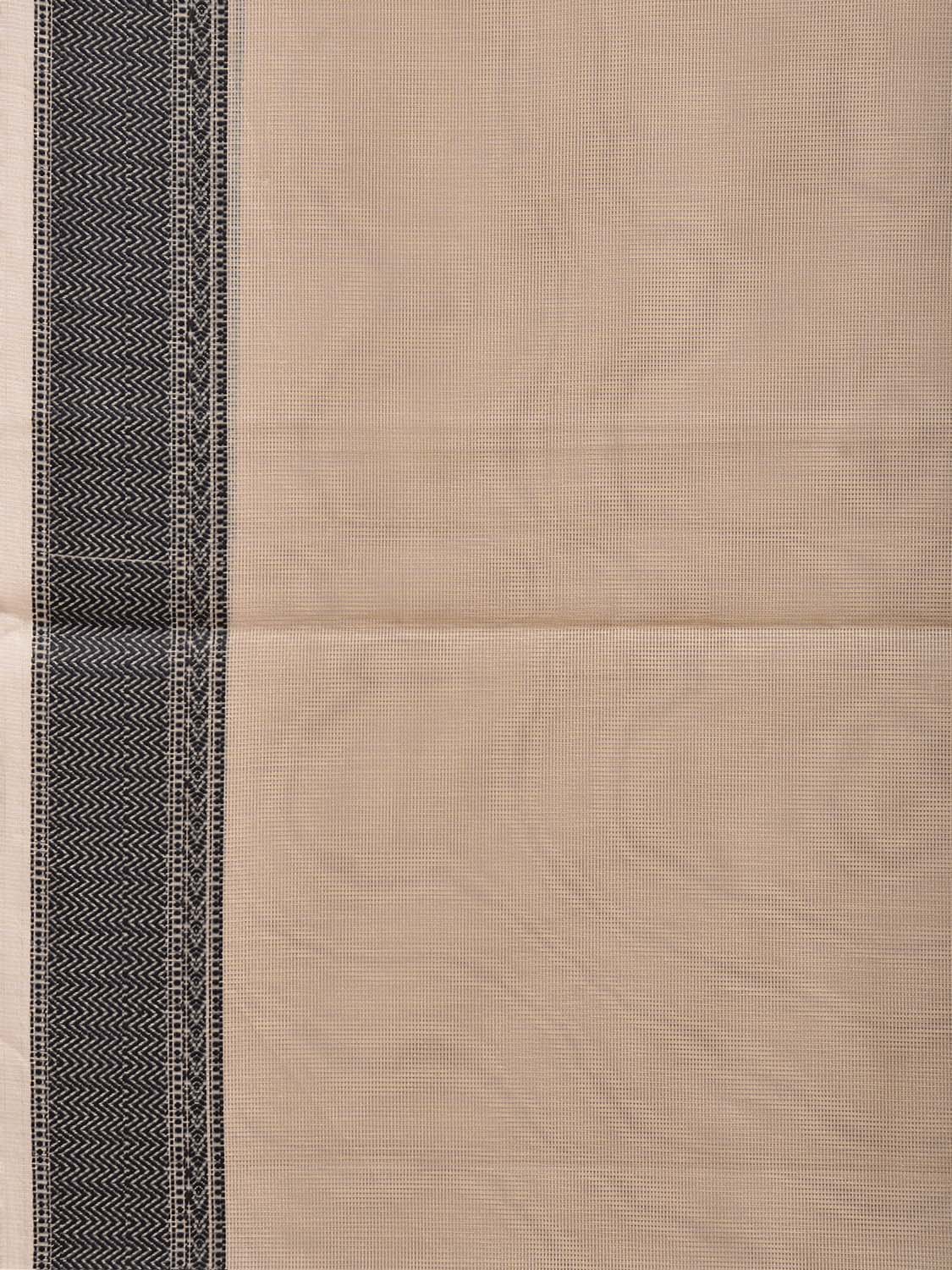 White and Black Dhakai Jamdani Cotton Viscose Kota Saree with Border and Pallu Design dj0282