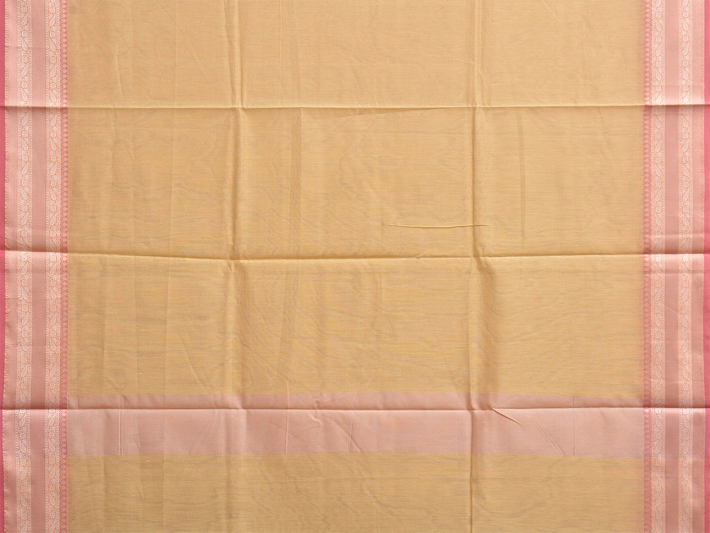 Yellow and Pink Dhakai Jamdani Cotton Viscose Kota Saree with Border Design dj0284