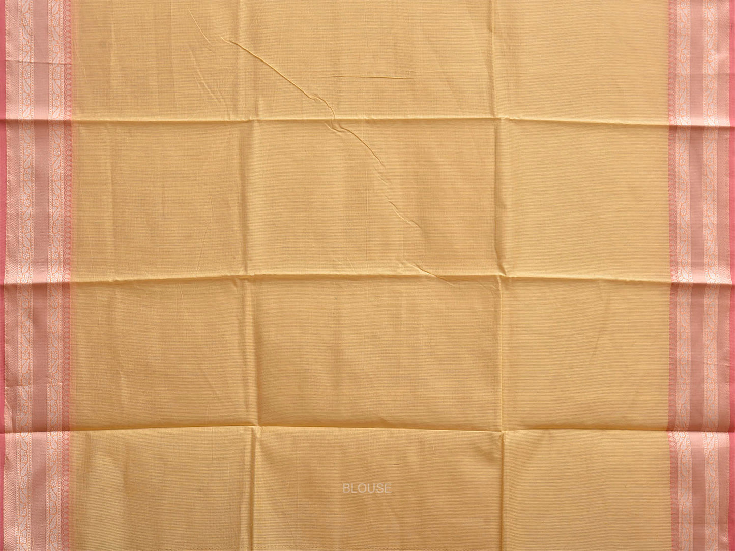 Yellow and Pink Dhakai Jamdani Cotton Viscose Kota Saree with Border Design dj0284