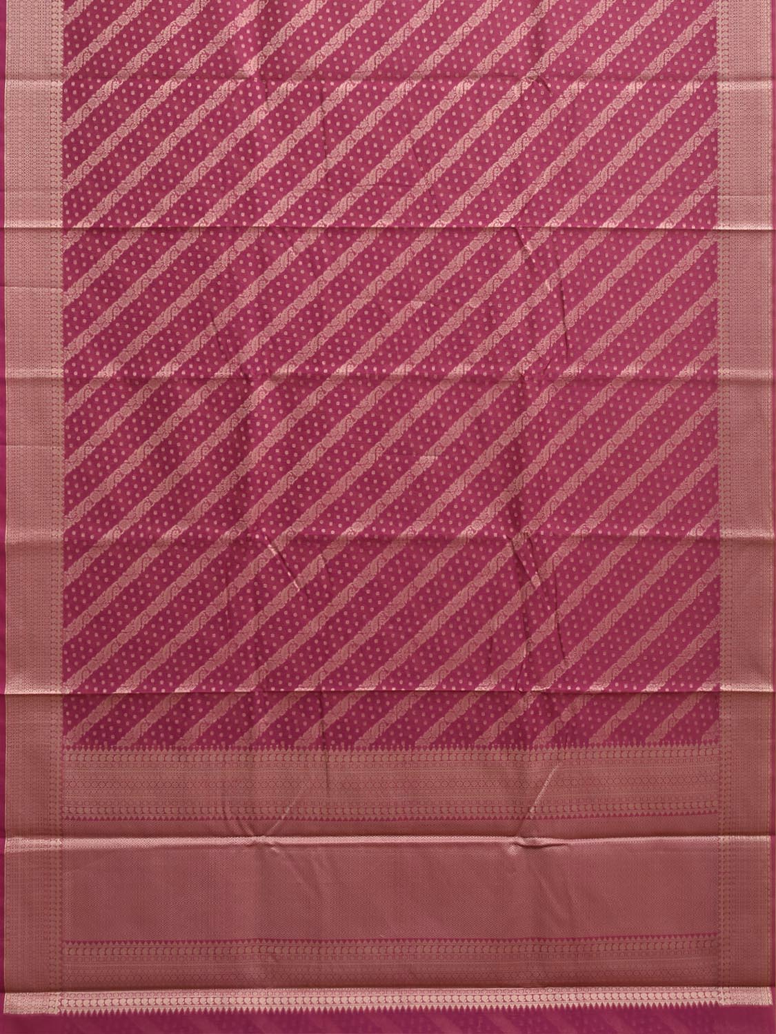 Pink Dhakai Jamdani Cotton Viscose Saree with Diagonal and Pallu Design dj0313