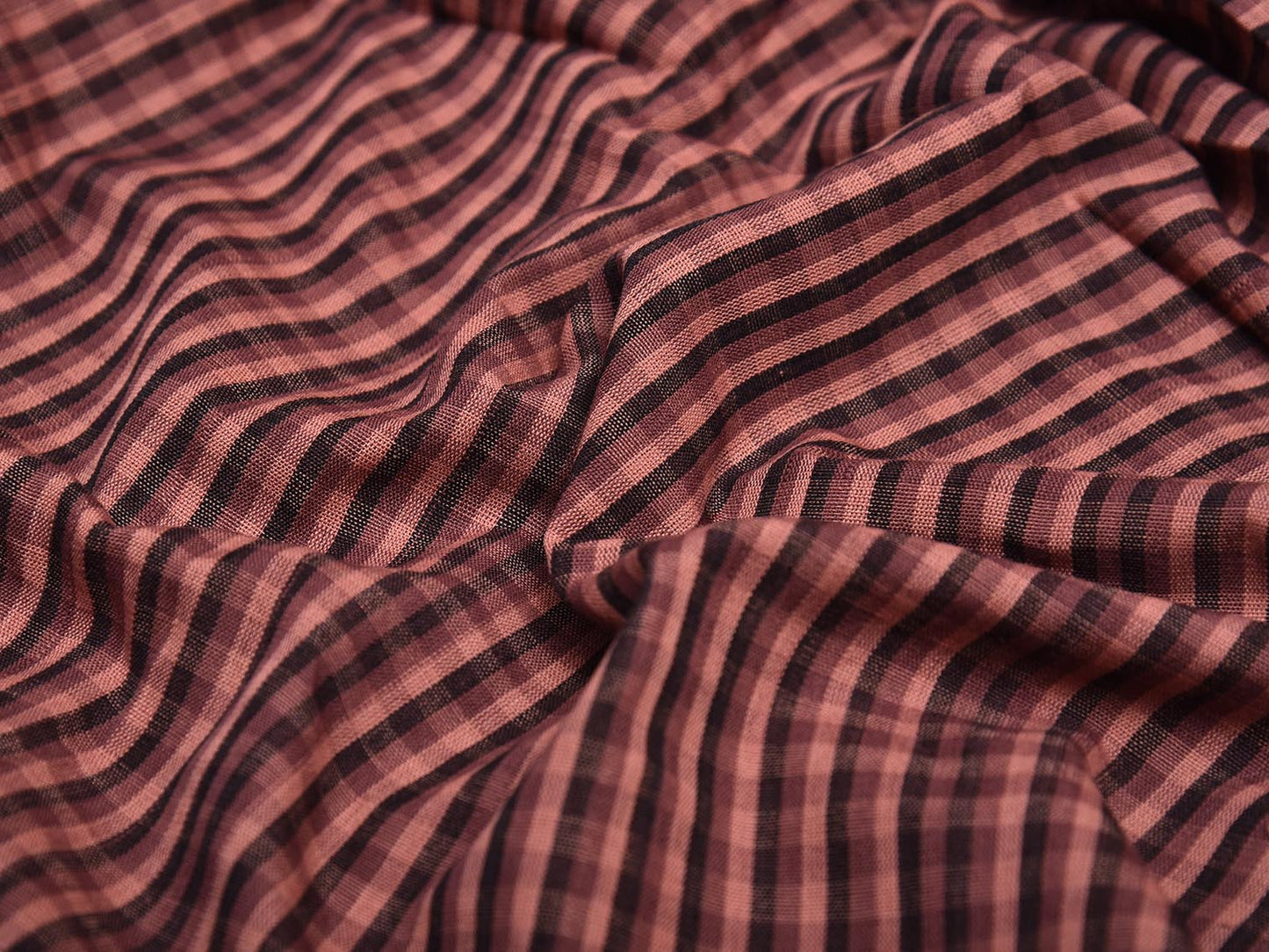 Multicolor Cotton Handloom 2.5mts Fabric with Checks Design f0266