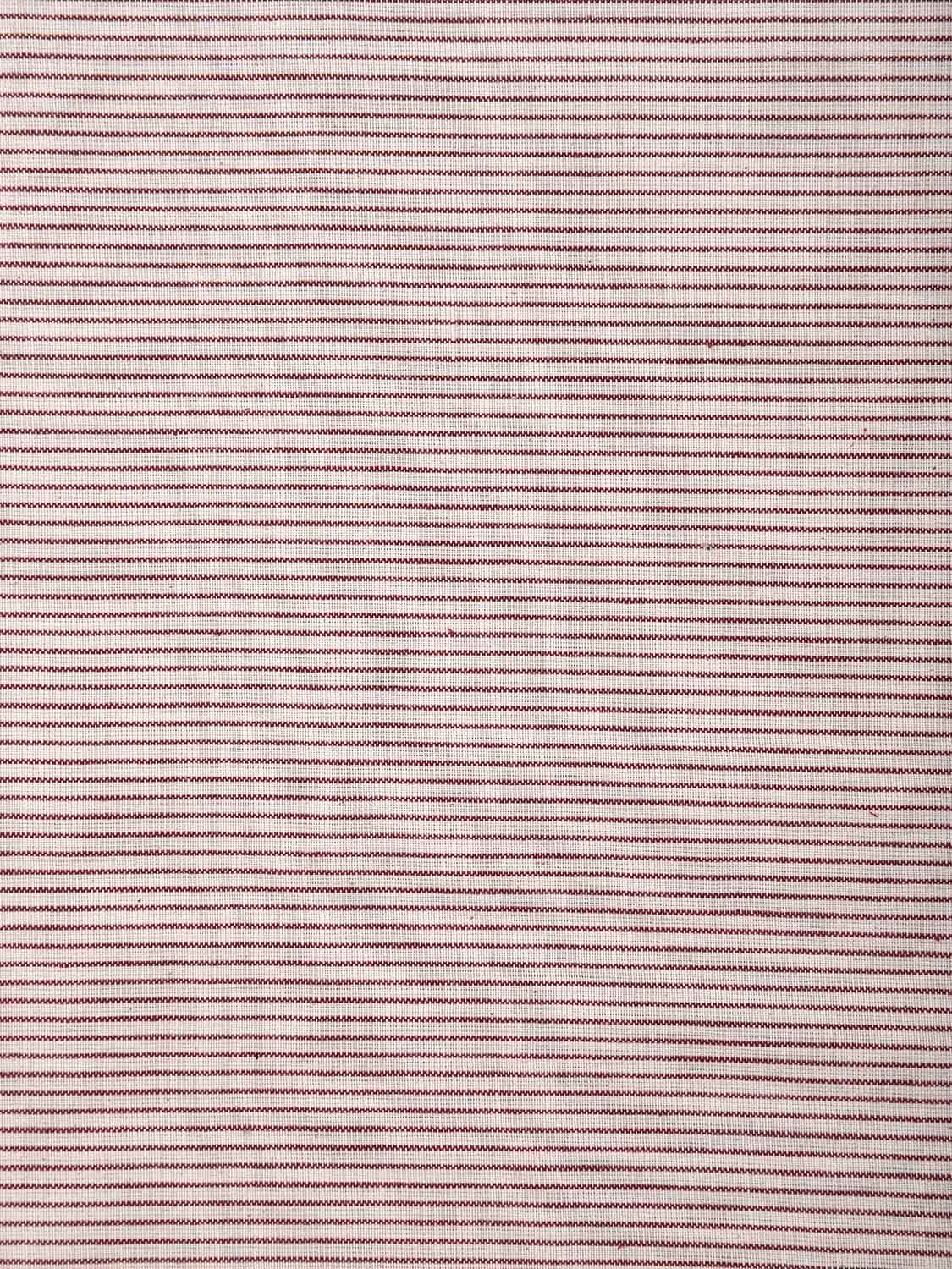 White Khadi Cotton Handloom 2.5mts Fabric with Strips Design f0270