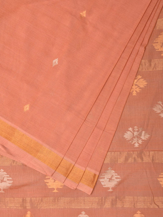 Fawn Uppada Cotton Handloom Saree with Assorted Pallu Design u2124