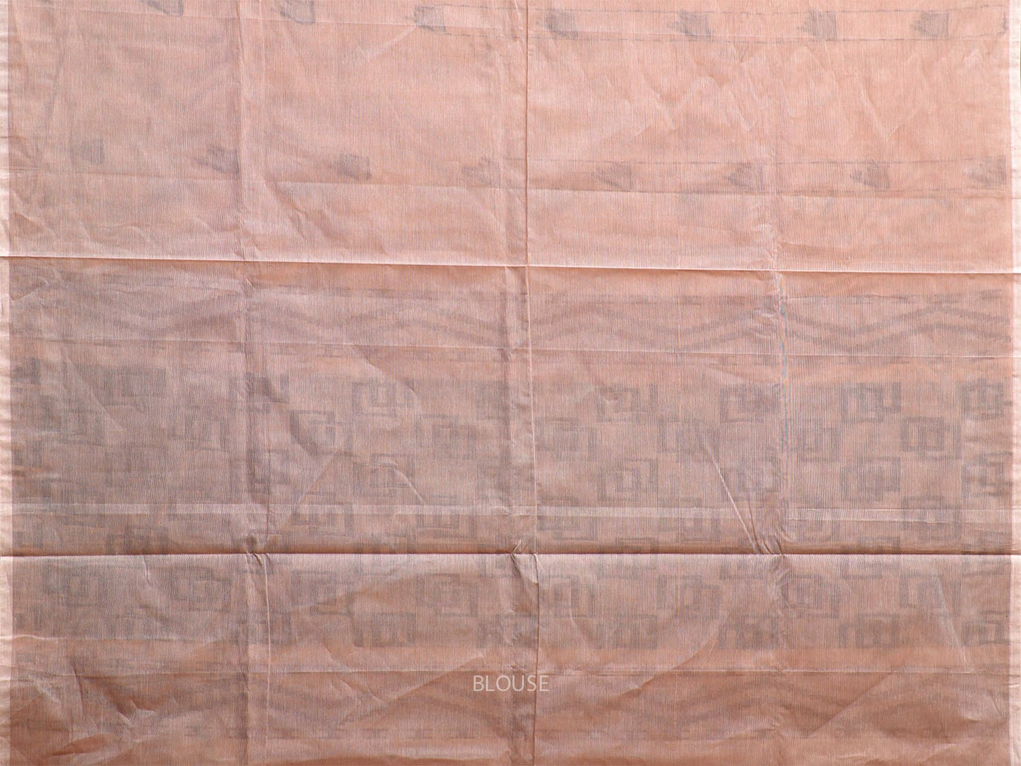 Fawn Venkatagiri Cotton Saree with Arrow Head Buta and Pallu Design v0144