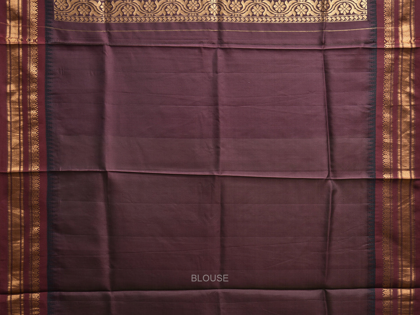 Light Green and Maroon Gadwal Silk Saree with Border and Pallu Design g0482