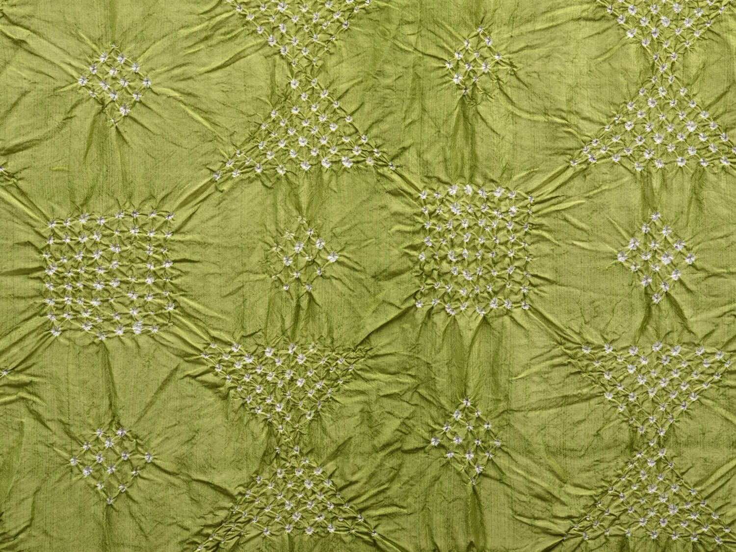 Green and Red Bandhani Gadwal Silk Handloom Saree with Mango Pallu Design bn0374