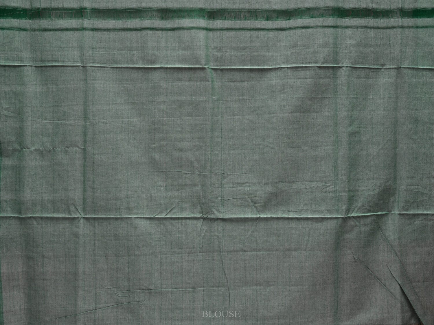 Green and White Pochampally Ikat Cotton Handloom Saree with Plus Buta Design i0669