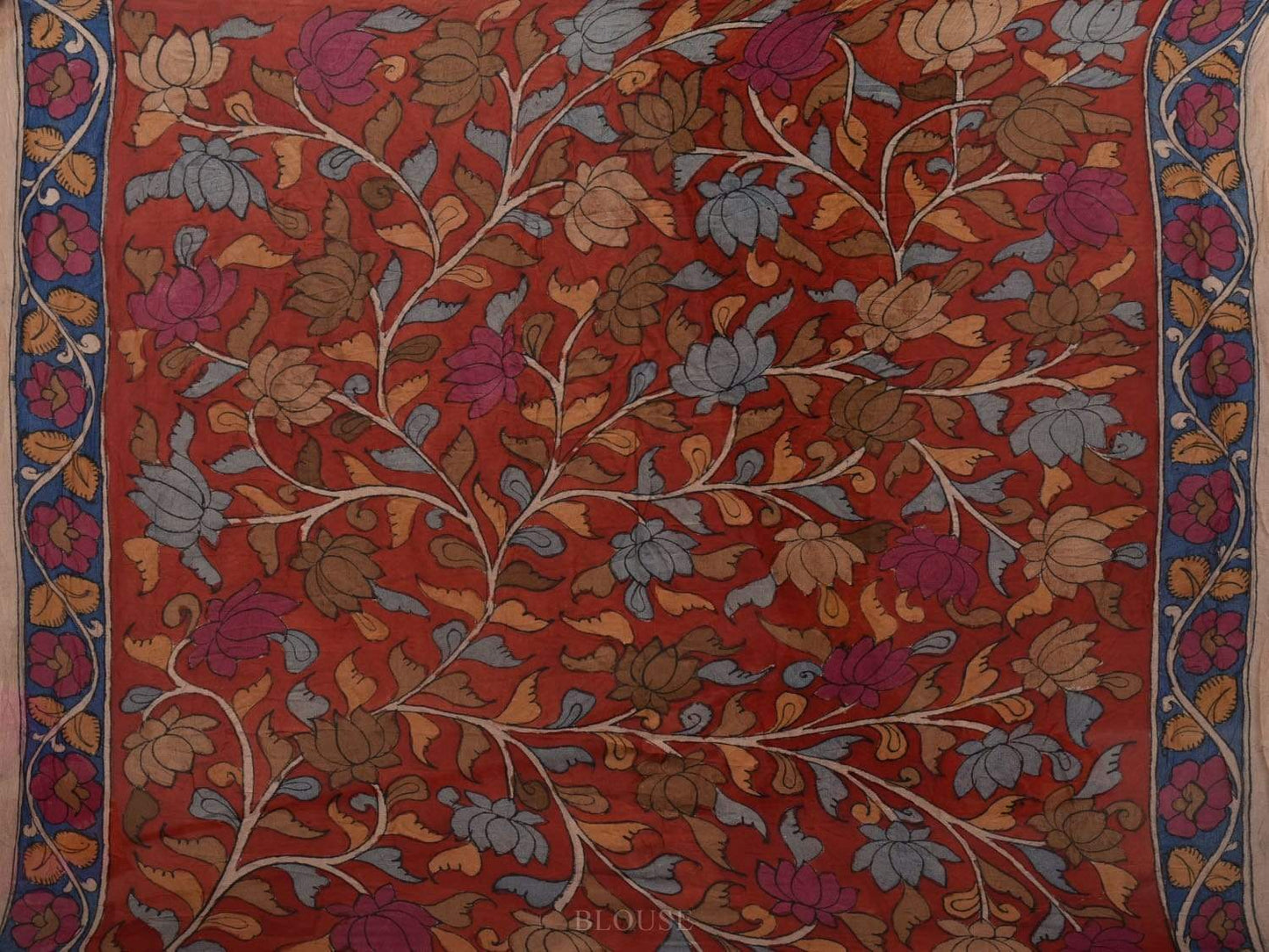 Green Bandhani Banaras Georgette Saree with Pallu Kalamkari Design bn0262