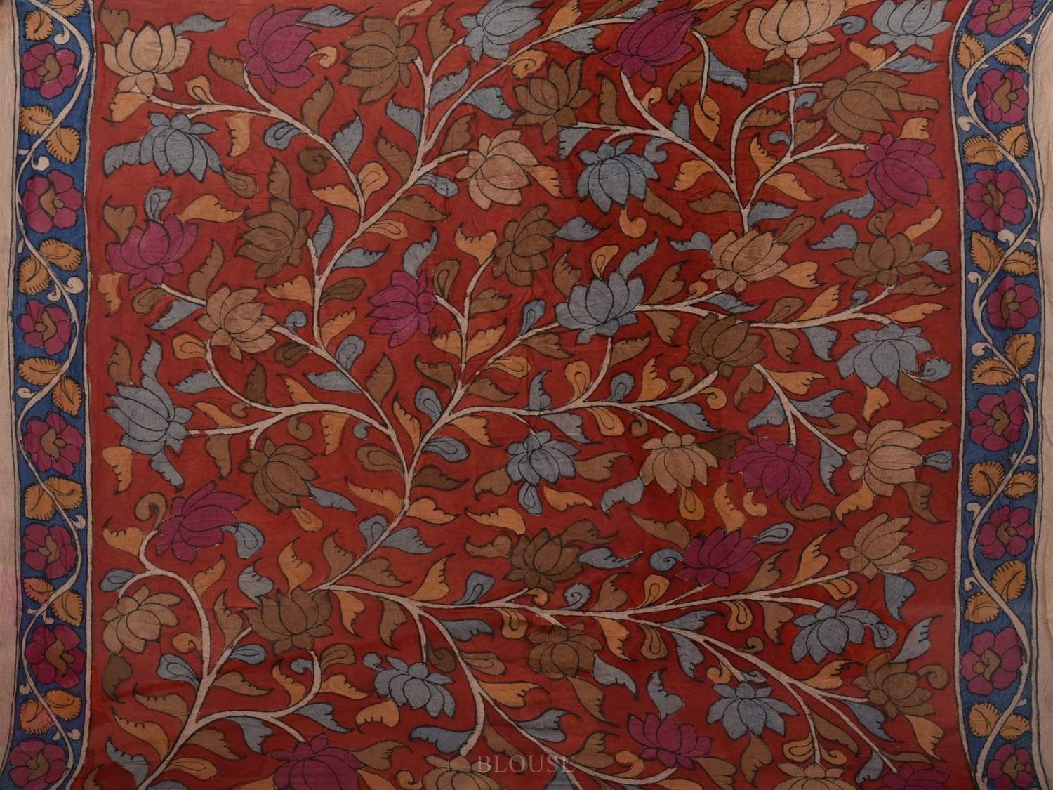 Green Bandhani Banaras Georgette Saree with Pallu Kalamkari Design bn0262