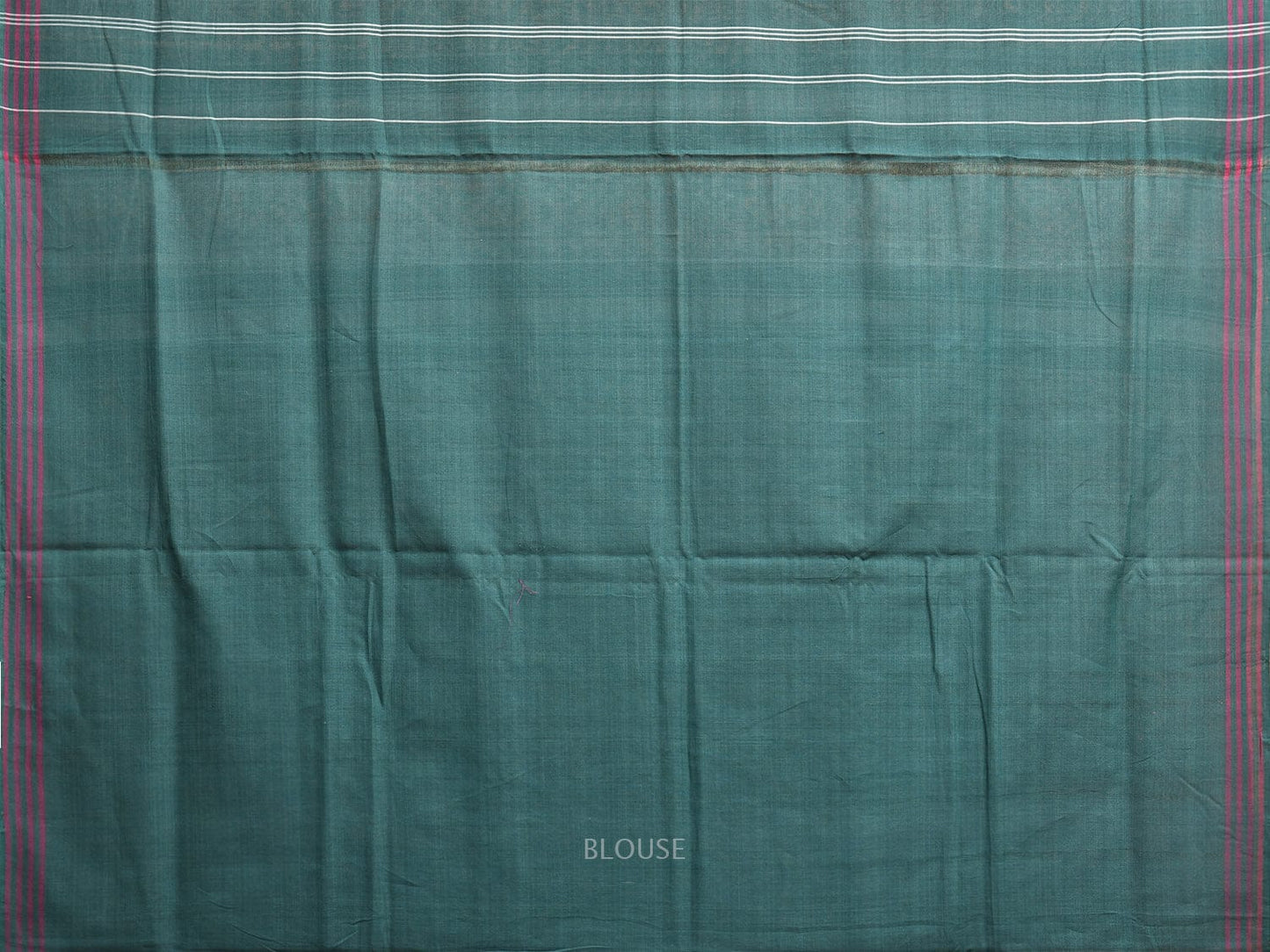 Green Ikat Cotton Handloom Saree with All Over Circles Design i0887