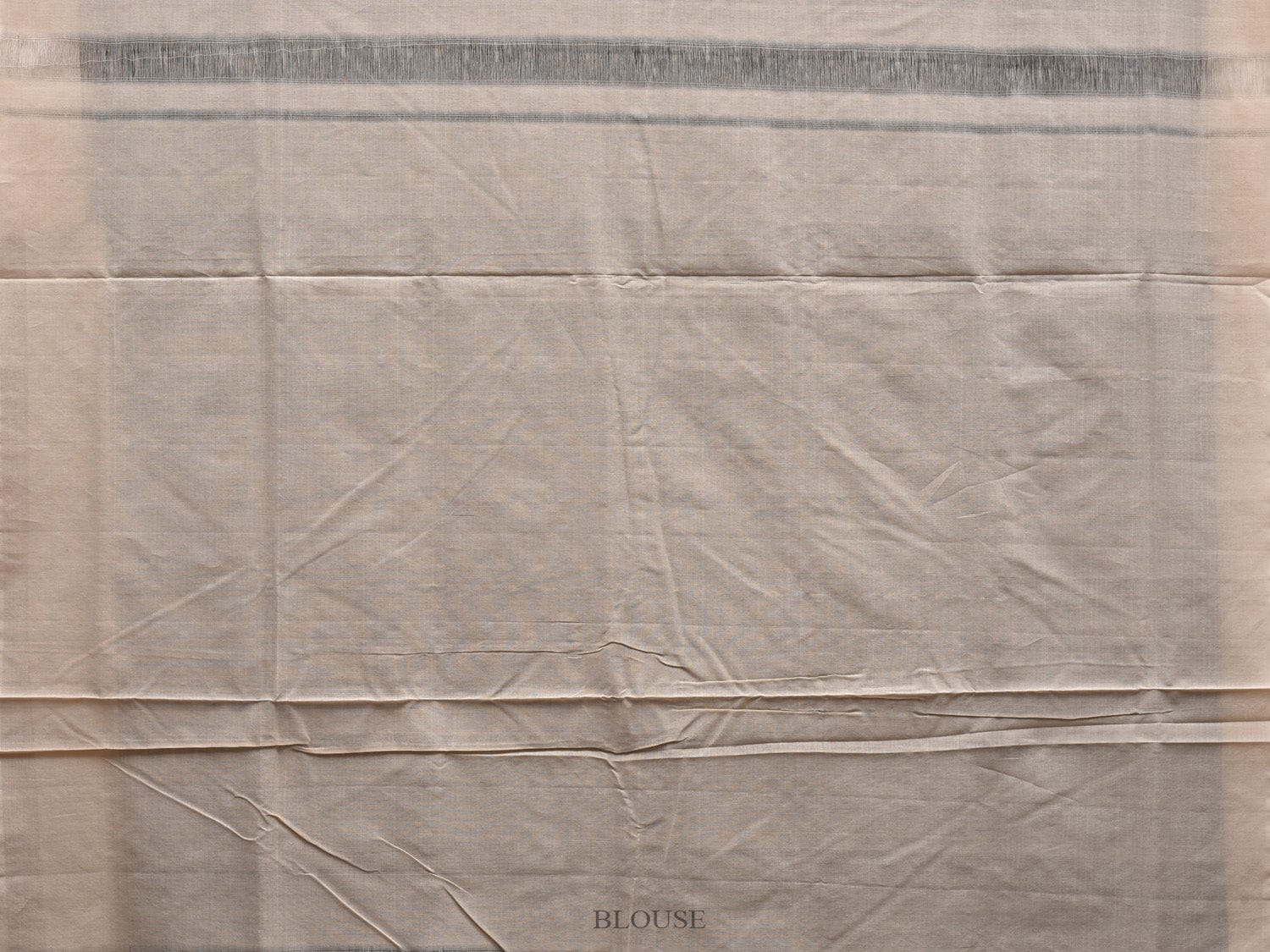 Grey and White Pochampally Ikat Cotton Handloom Saree with Plus Buta Design i0659