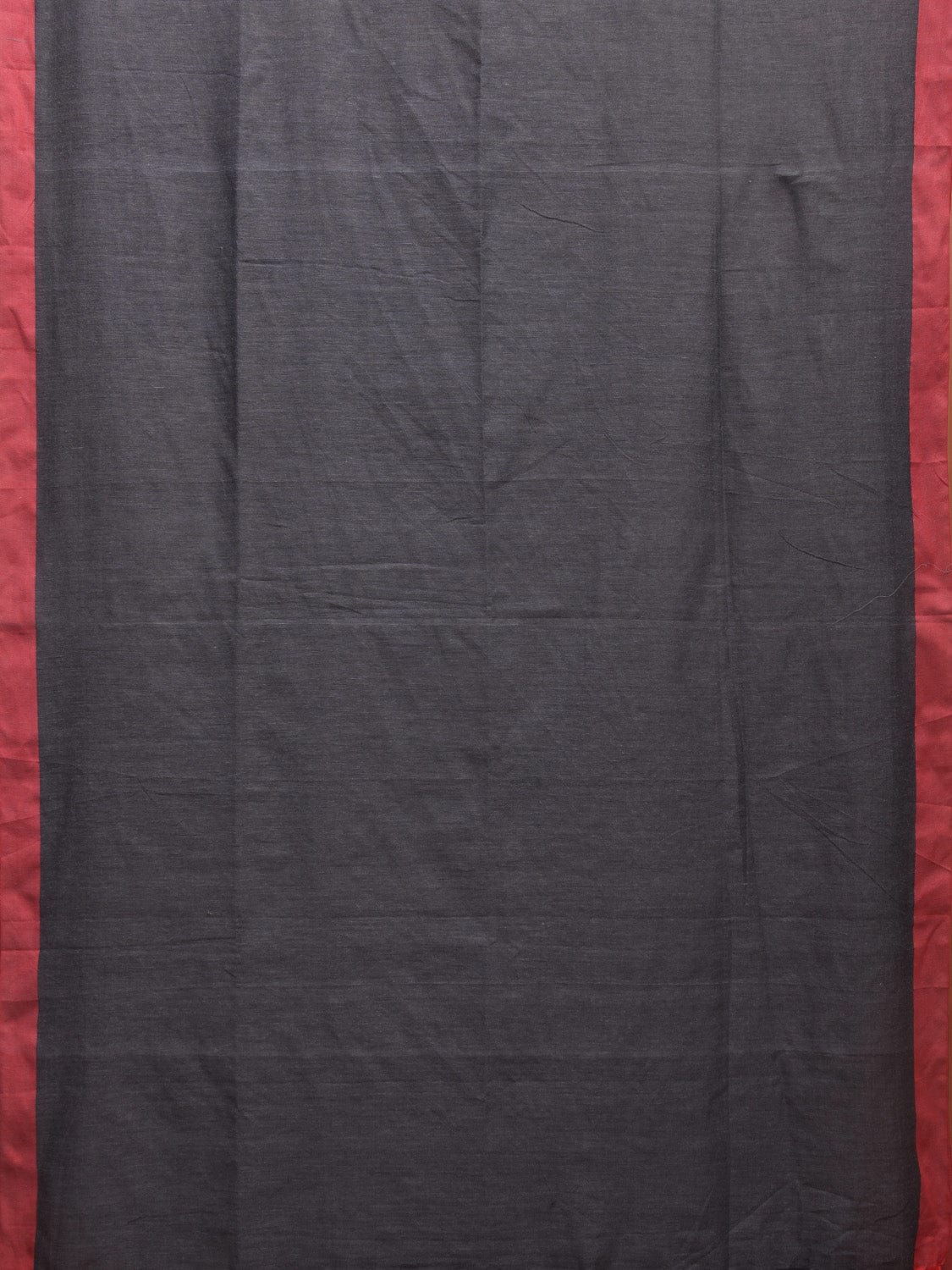 Grey Cotton Soft Plain Saree with Small Border Design o0473