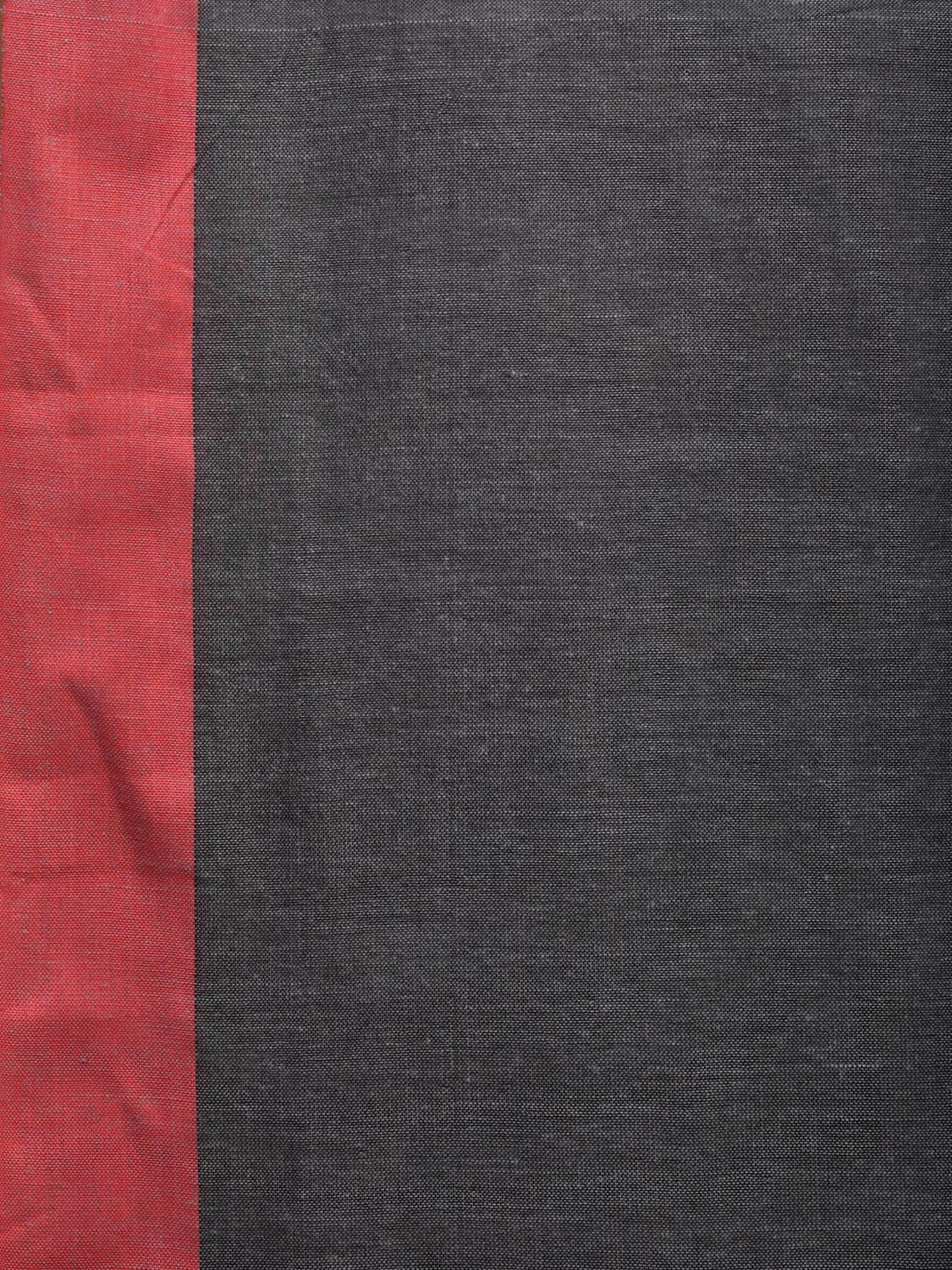 Grey Cotton Soft Plain Saree with Small Border Design o0473