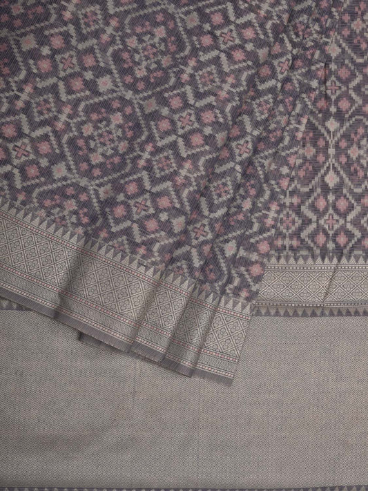 Grey Cut Work Sico Cotton Saree with All Over Banaras Design o0375