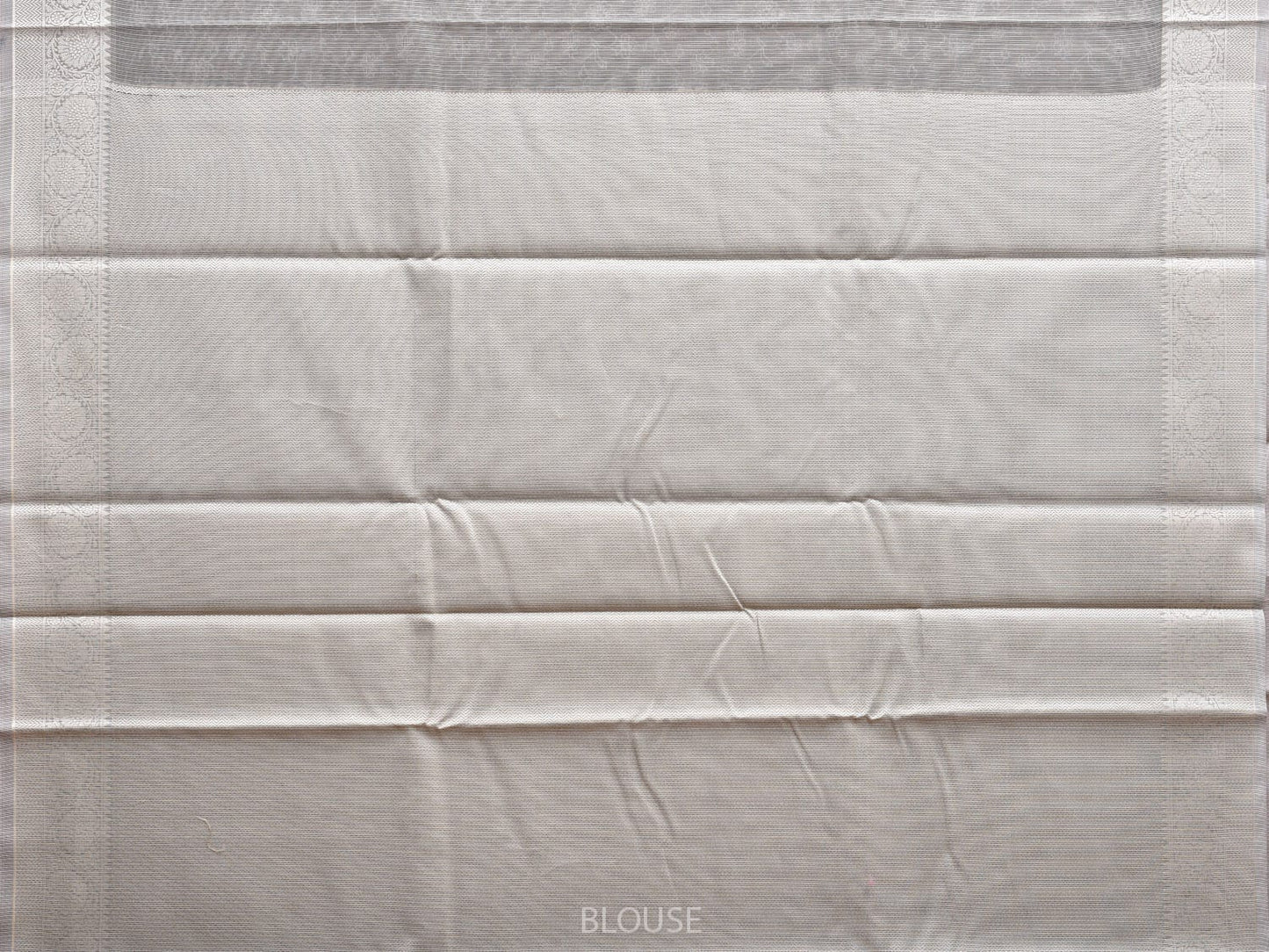 Grey Dhakai Jamdani Cotton Viscose Saree with Floral Embroidary Design dj0083