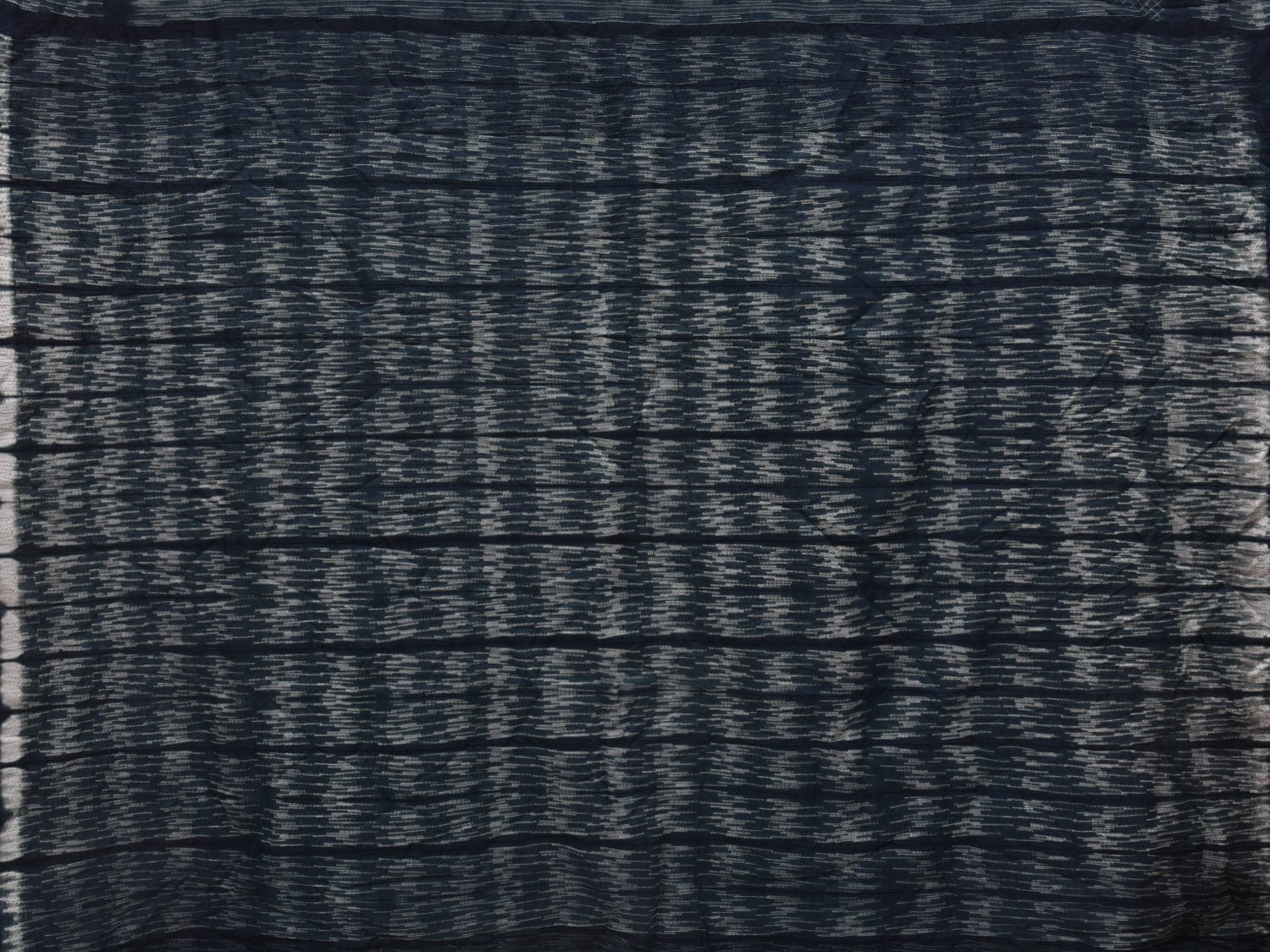 Grey Shibori Cotton Silk Saree with All Over Design o0370