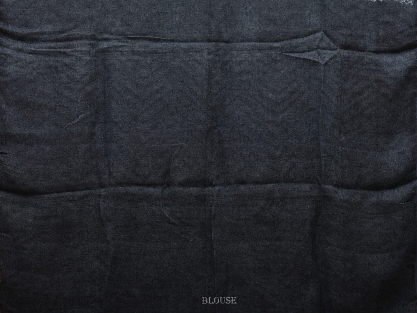 Grey Shibori Linen Saree with Zig-Zag Design o0314