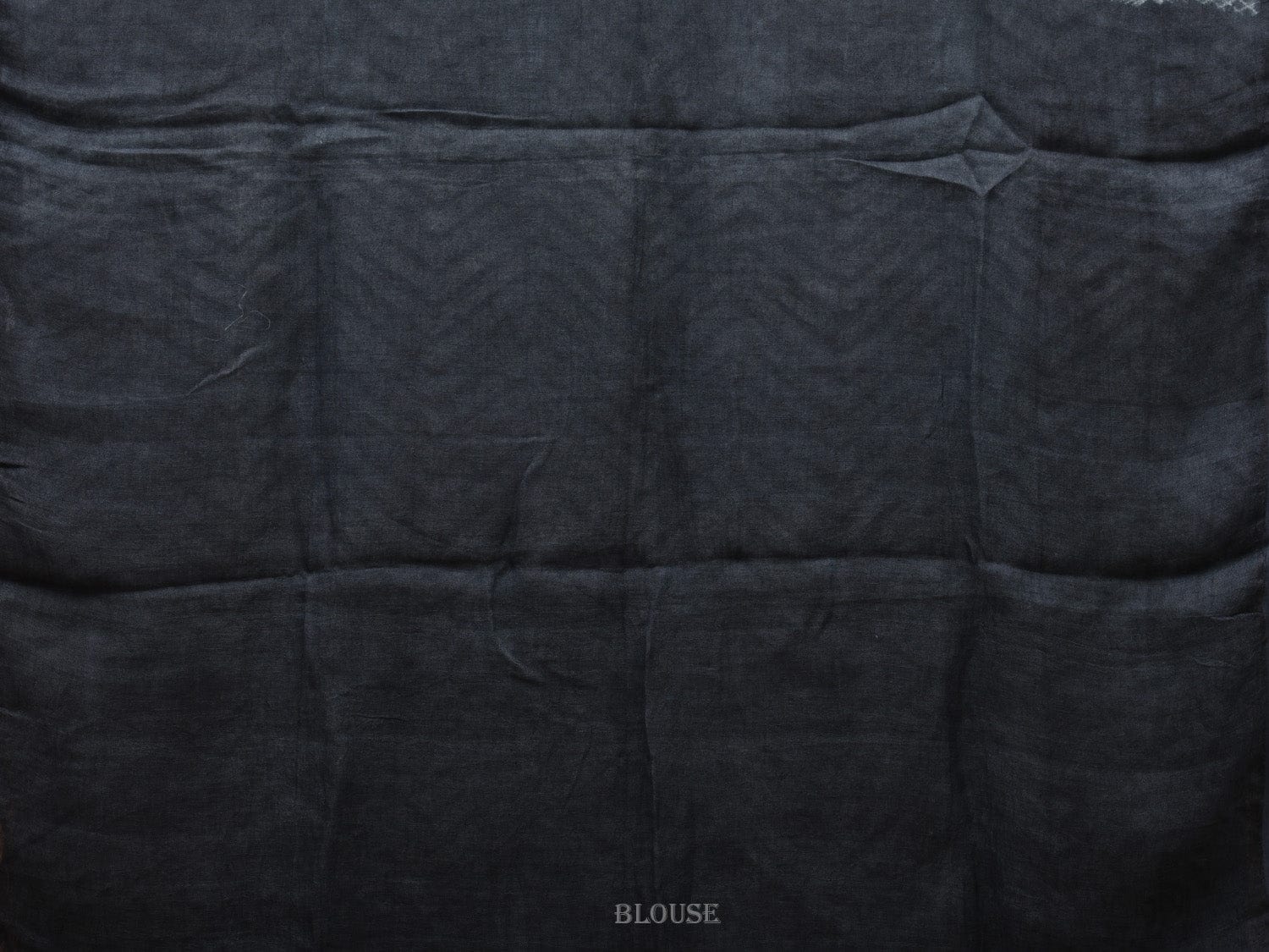 Grey Shibori Linen Saree with Zig-Zag Design o0314