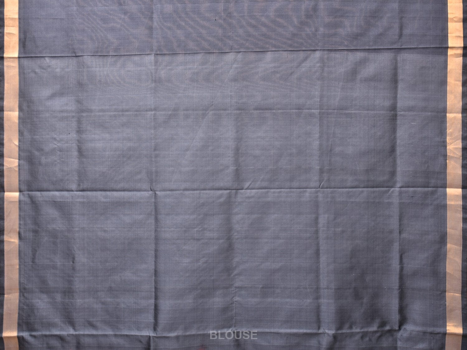 Grey Uppada Silk Handloom Saree with Mango Pallu Design u2022