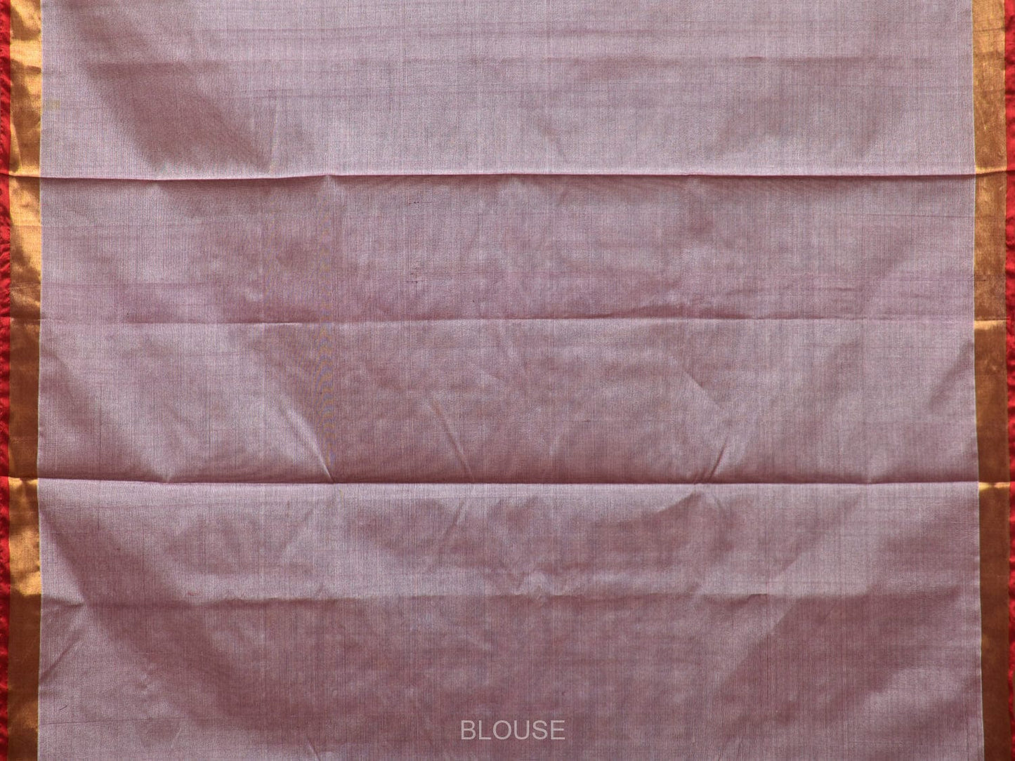 Grey Uppada Tussar Cotton Handloom Saree with Floral Pallu Design u2158