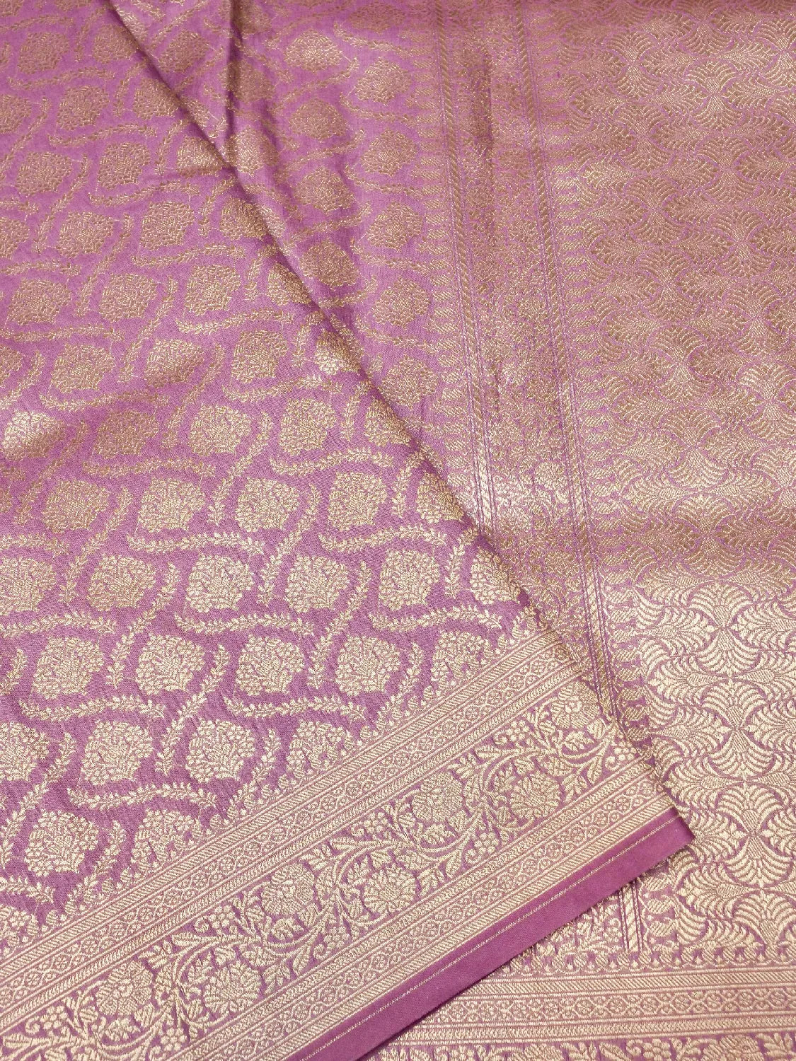 Royal Magenta Banarasi Katan Silk Saree | Heavy All-Over Zari Work and Brocade Pallu DSK0053