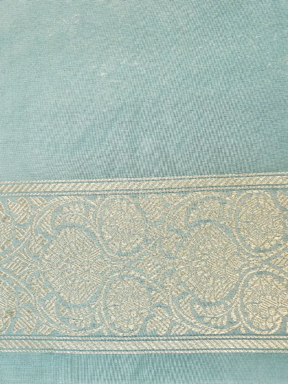 Elegant Pastel Pista Green Banarasi  Katan Silk Saree with All-Over Jangla Zari Weave  DSK0028