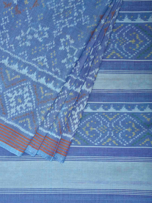 Lavender Ikat Cotton Handloom Saree with All Over Design i0930