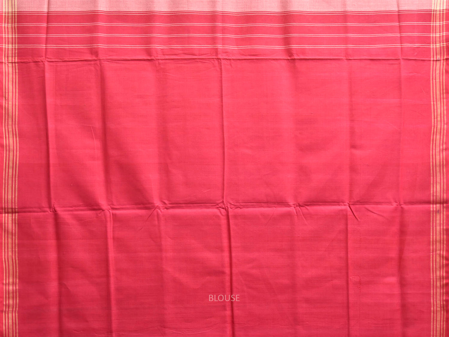 Pink Ikat Cotton Handloom Saree with All Over Grill Design i0947