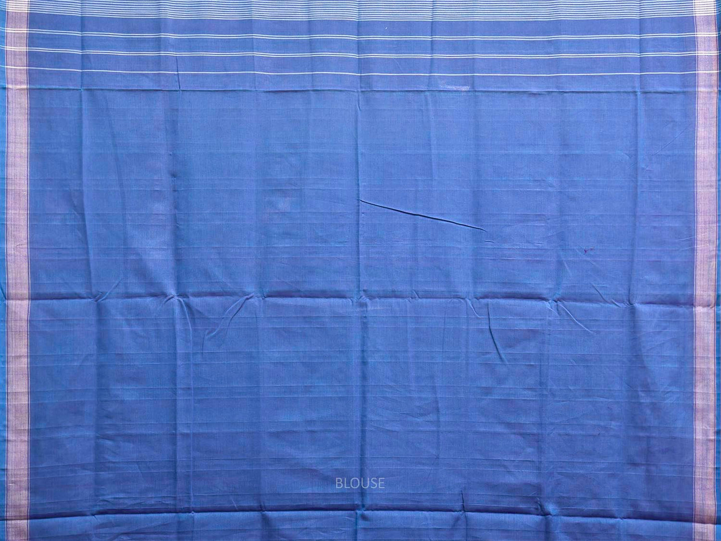 Blue Ikat Cotton Handloom Saree with All Over Grill Design i0987