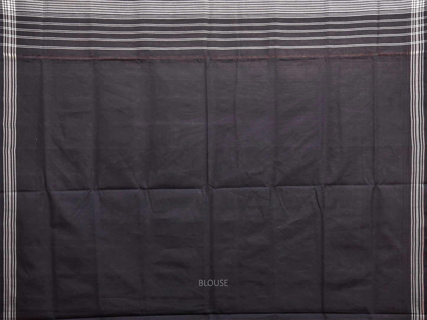 Black Ikat Cotton Handloom Saree with All Over Design i0989