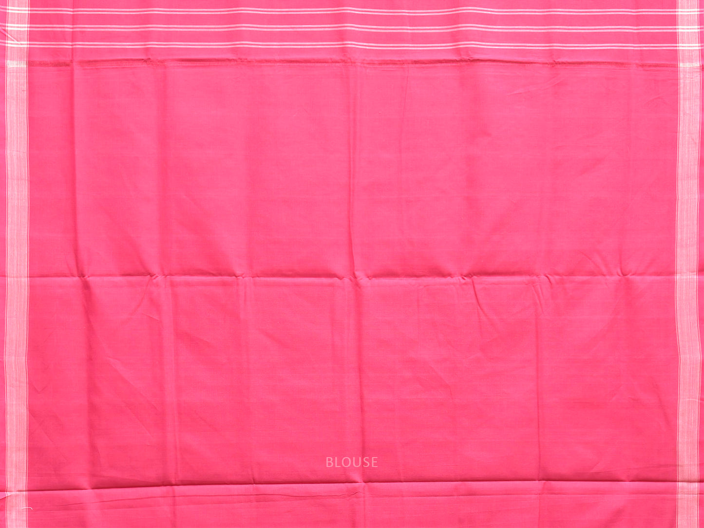 Pink Ikat Cotton Handloom Saree with All Over Grill Design i1009