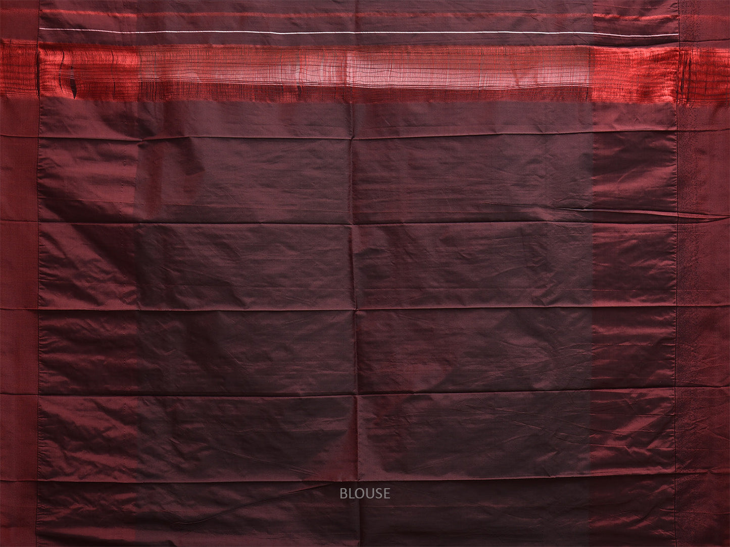 Fawn and Brown ilkal Viscose Plain Saree with Big Temple Border Design il0048