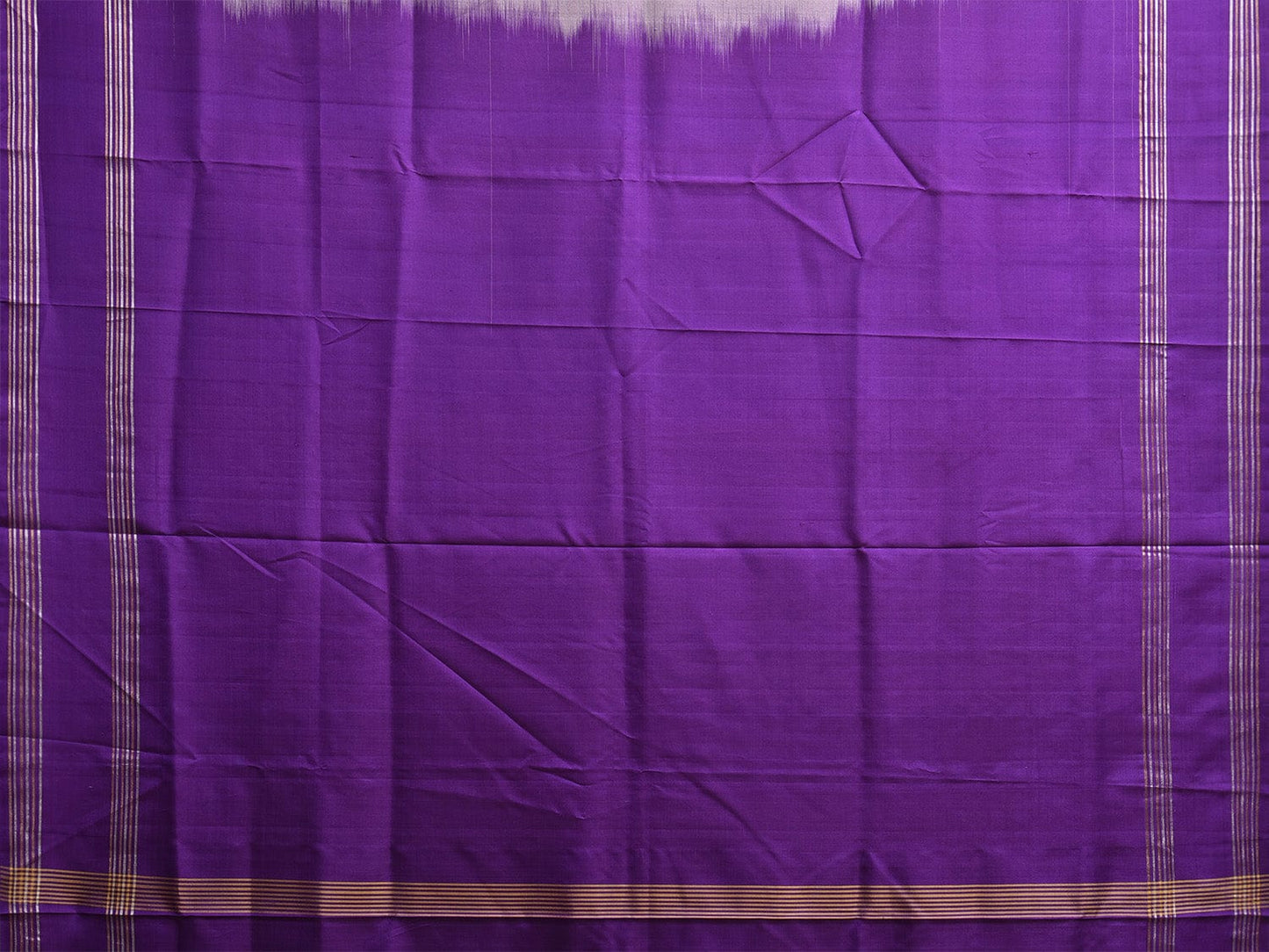 Indigo Uppada Silk Handloom Saree with Big Checks Design u2368