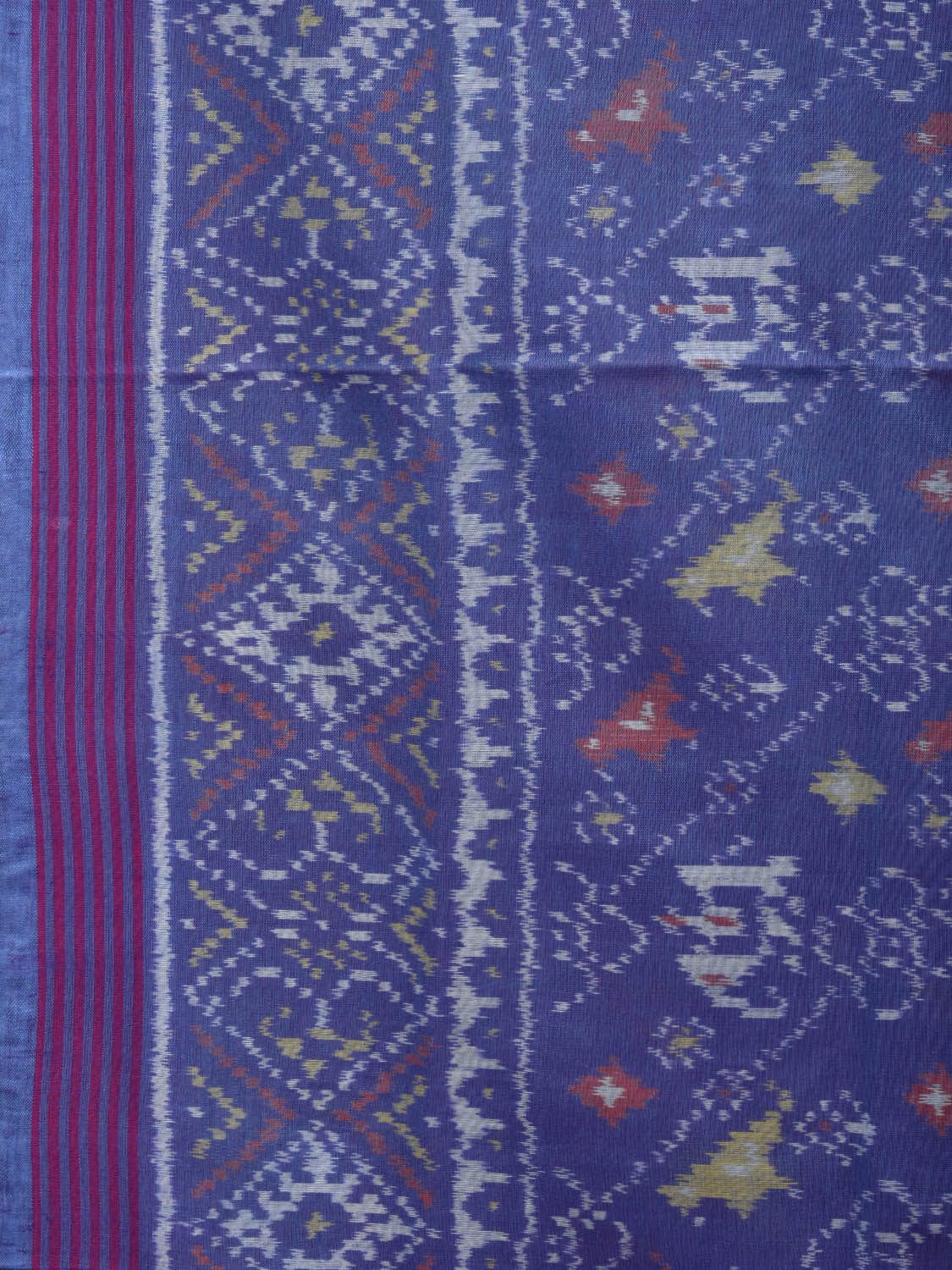 Lavender Ikat Cotton Handloom Saree with All Over Design i0712