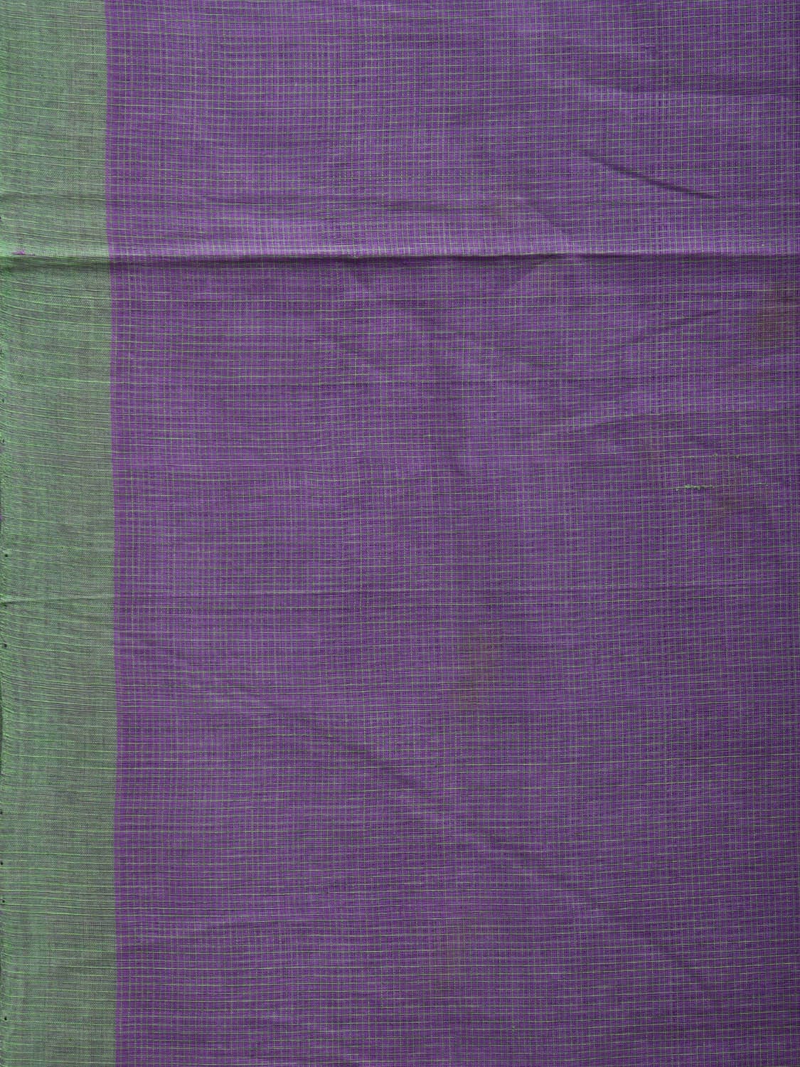 Lavender Mangalgiri Cotton Handloom Saree with Small Checks Design mn0061