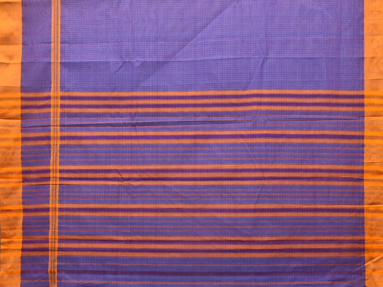 Lavender Narayanpet Cotton Handloom Saree with One Side Big Border Design No Blouse np0780