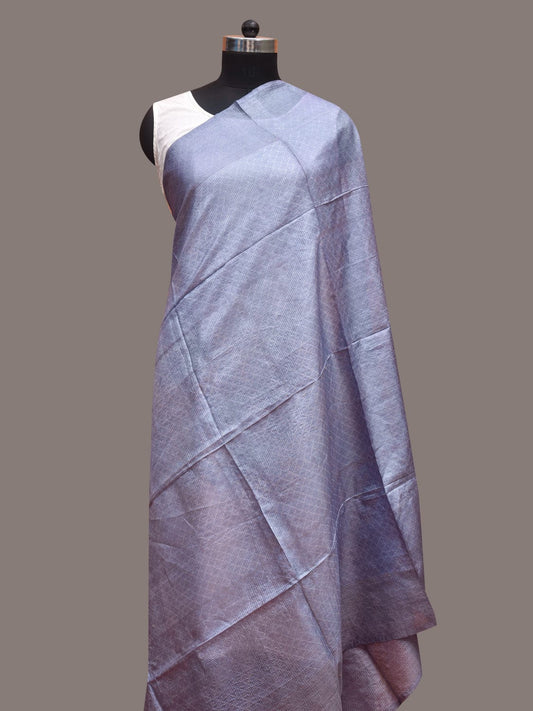 Lavender Shibori Tussar Handloom Dupatta with Grill Design ds3619