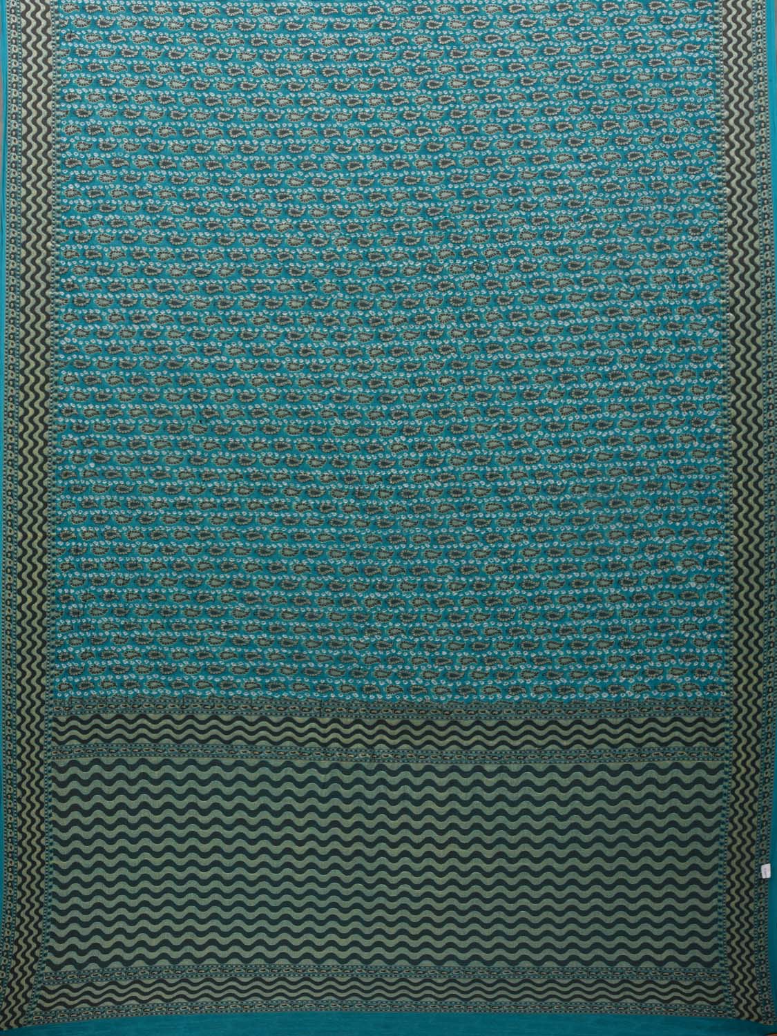 Light Blue Bandhani Banaras Georgette Saree with Small Mango Buta Design bn0295