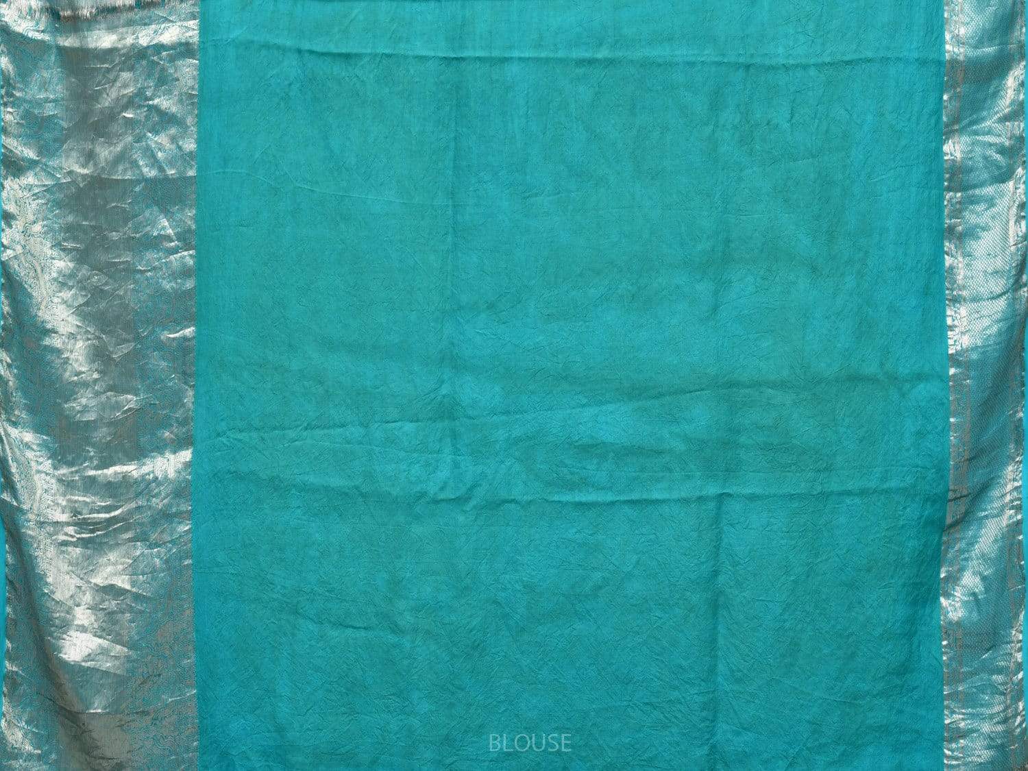 Light Blue Kalamkari Hand Painted Kanchipuram Silk Handloom Saree with Krishna and Cows Design KL0430