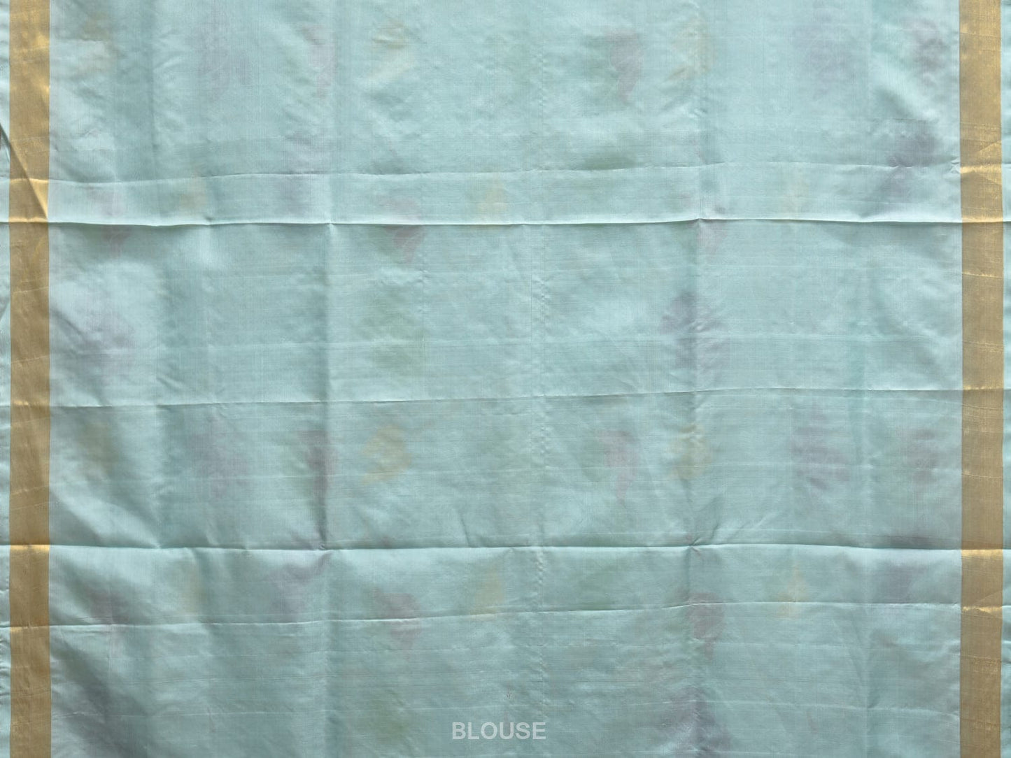 Light Blue Uppada Silk Handloom Saree with All Over Lotus and Birds Design u2222