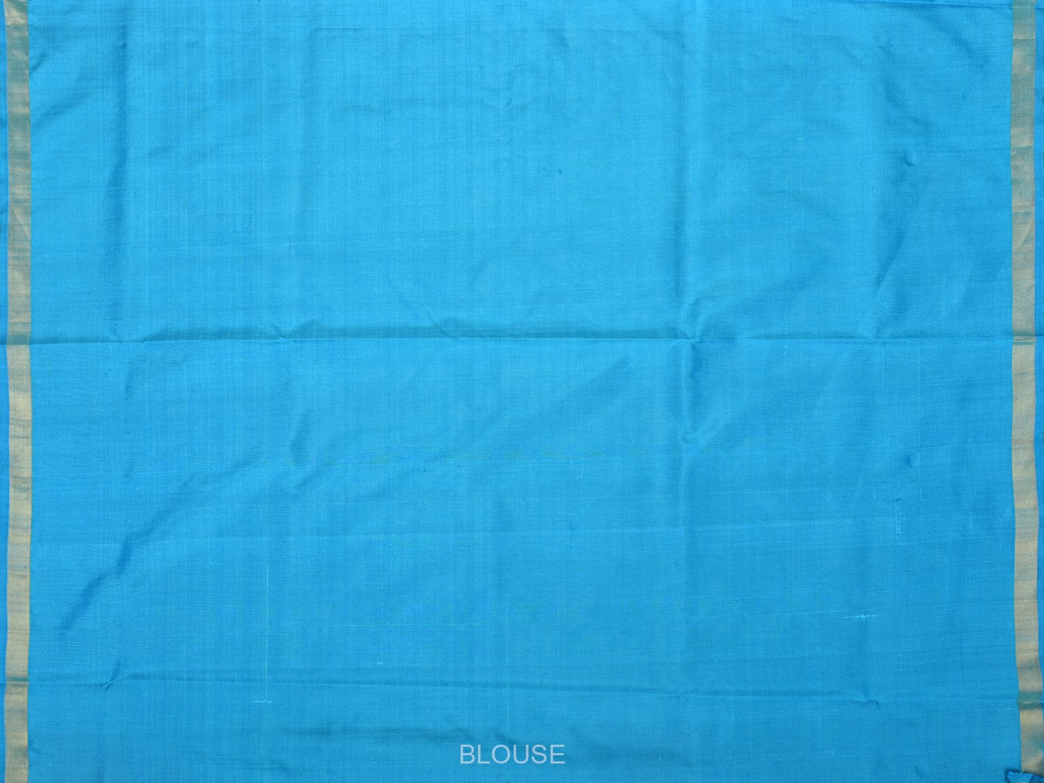 Light Blue Uppada Silk Handloom Saree with One Side Peacocks Border Design u2103