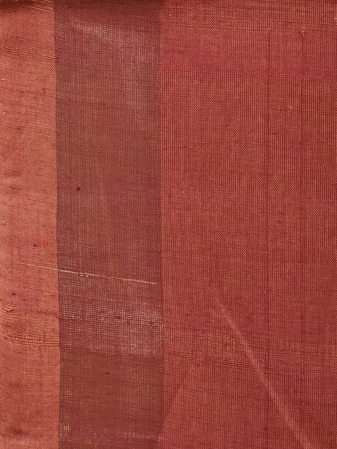 Light Brown Khadi Cotton Handloom Saree with Big Floral Pallu Design kh0636