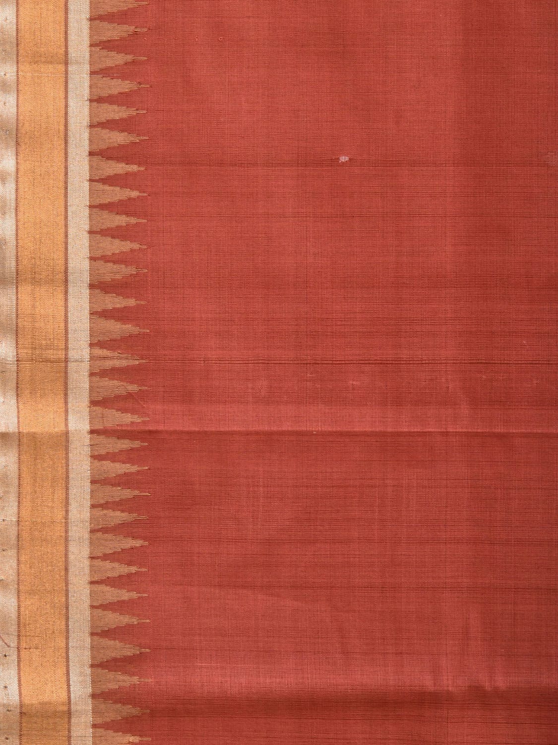 Light Brown Khadi Cotton Handloom Saree with Mango Pallu Design kh0673