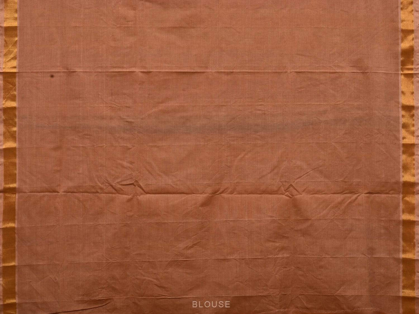 Light Brown Uppada Cotton Handloom Saree with Assorted Buta Pallu Design u1777