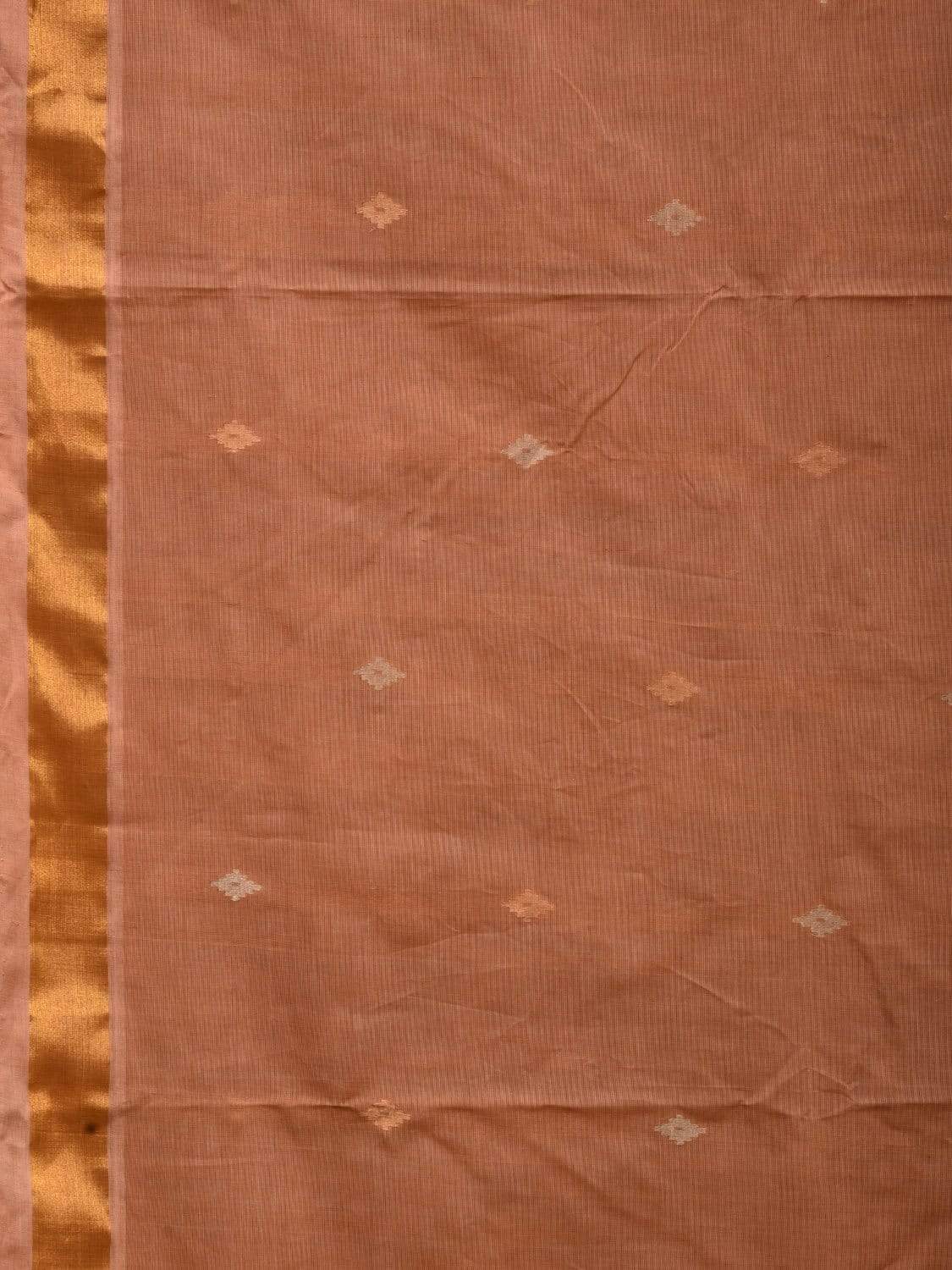 Light Brown Uppada Cotton Handloom Saree with Assorted Buta Pallu Design u1777