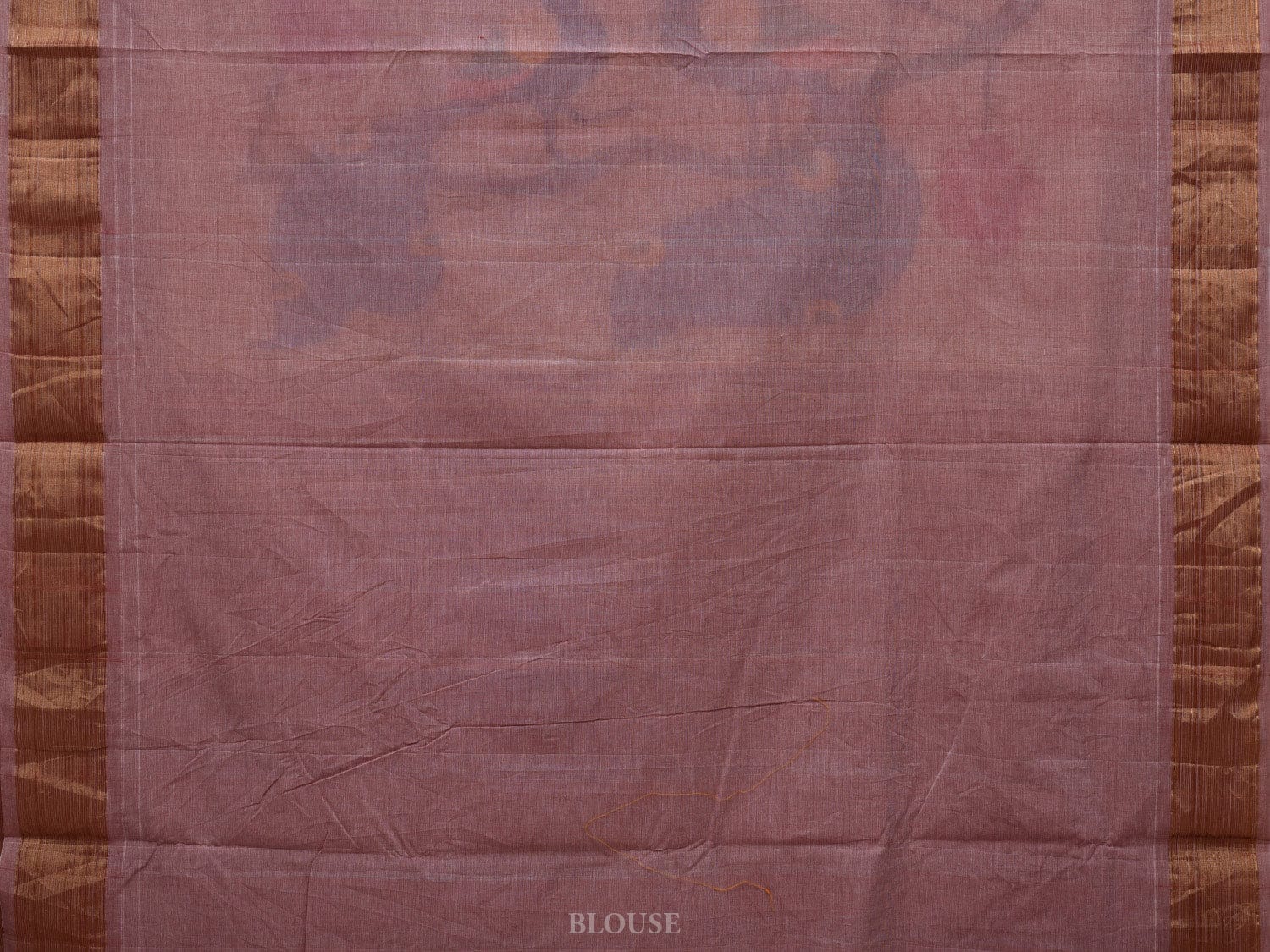 Light Burgundy Paithani Cotton Handloom Saree with Peacocks Pallu Design p0473