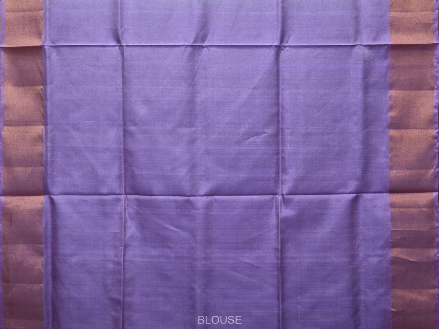 Light Green and Lavender Uppada Silk Handloom Plain Saree with Contrast Pallu Design u2208