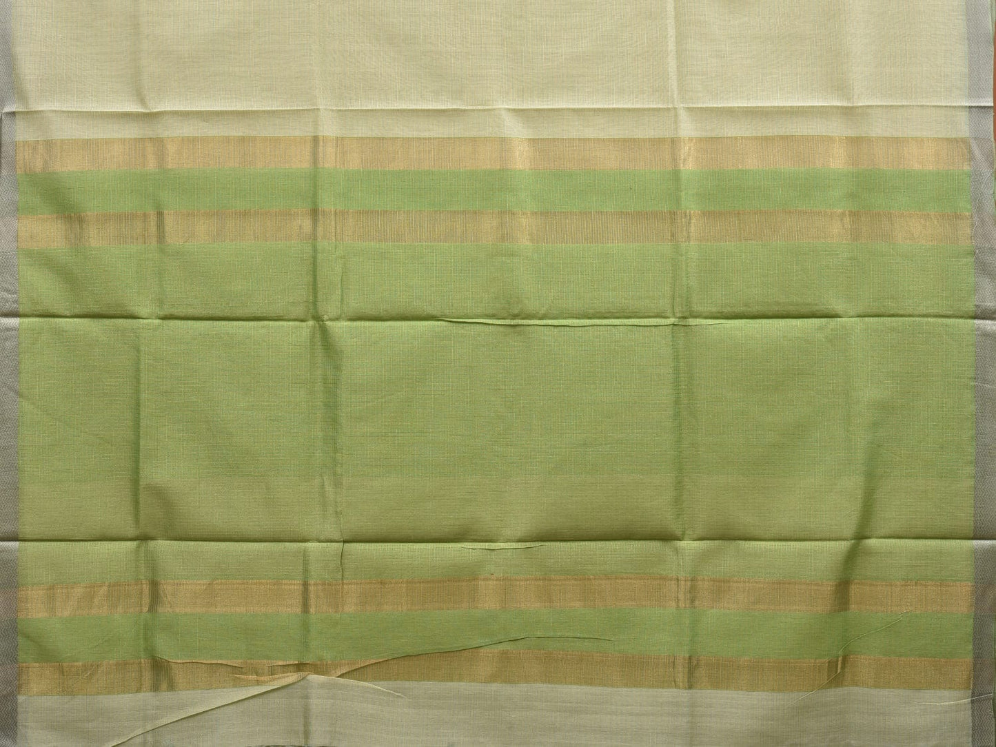 Light Green Maheshwari Cotton Silk Handloom Saree with Contrast Pallu Desgin m0141